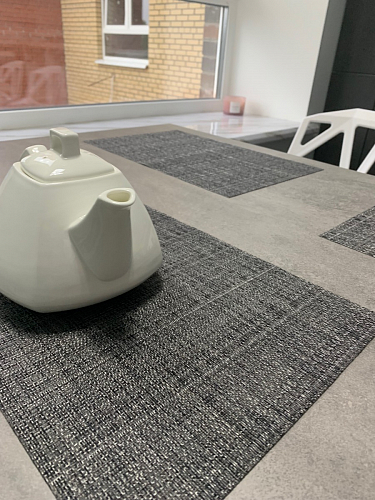 Стол Лота Лофт 140 25 мм черный матовый / бетон фото покупателя 304