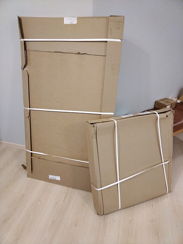 Стол Лота Лофт 140 25 мм черный матовый / бетон фото покупателя 529