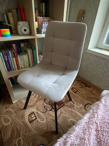 Комплект стульев Чилли 2 шт бежевый / черный фото покупателя 1329