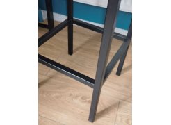 Барный стул Лофт кожзам d1 / черный матовый фото покупателя 162