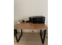 Стол Лота Лофт 140 25 мм черный матовый / бетон фото покупателя 862