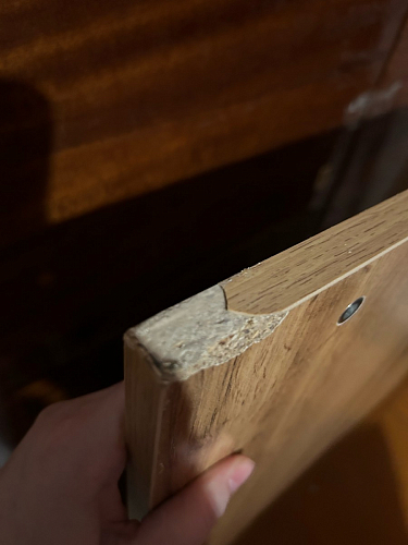 Письменный стол Битти Лофт 116х60х75 дуб вотан / белый матовый фото покупателя 40