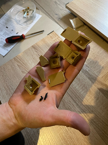 Стол письменный Kiwi белый - Уцененный экземпляр фото покупателя 12