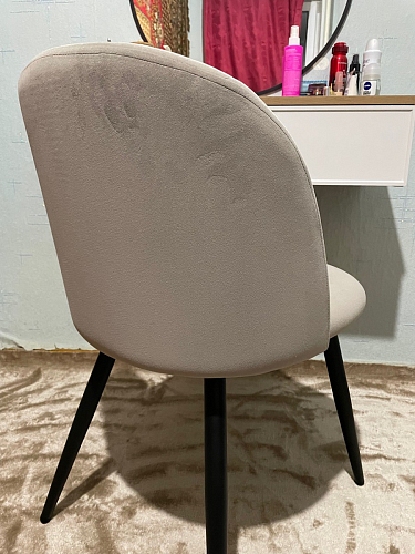 Стул на металлокаркасе Gabi gray / black фото покупателя 471