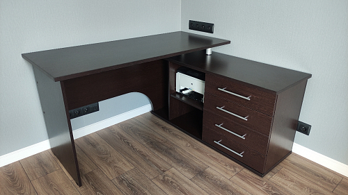 Компьютерный стол с тумбой КСТ-109 тумба слева фото покупателя 21