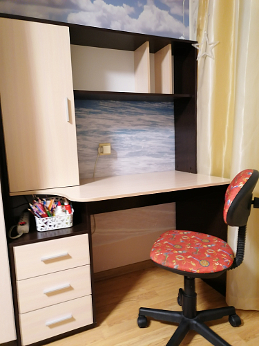 Письменный стол КСТ-16 левый венге / беленый дуб фото покупателя 131