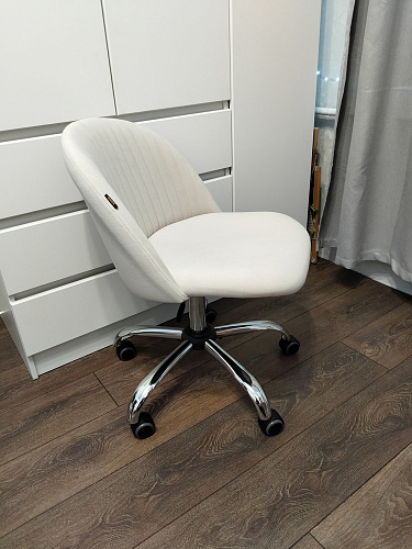 Компьютерное кресло Melody молочное фото покупателя 104