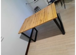 Стол Лота Лофт 140 25 мм черный матовый / бетон фото покупателя 655