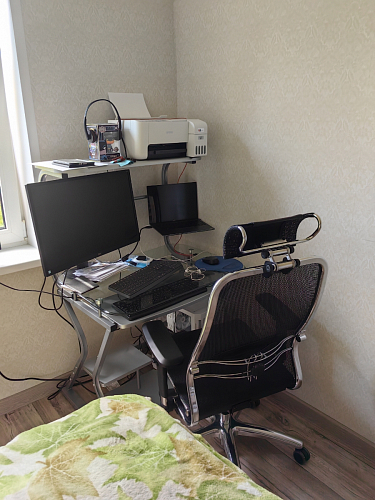 Компьютерный стол Roni black фото покупателя 1