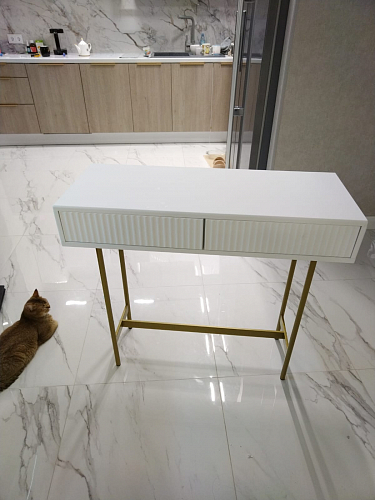 Консольный столик Брум крем / титан фото покупателя 1