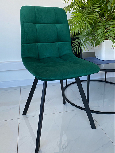 Стул на металлокаркасе Чилли бежевый / белый каркас фото покупателя 716