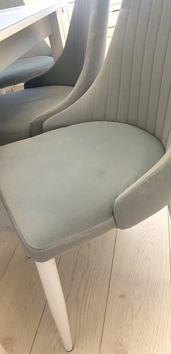 Стул на металлокаркасе Kora green / black фото покупателя 214