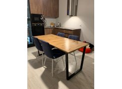 Стол Лота Лофт 120 25 мм сабия / черный матовый фото покупателя 73