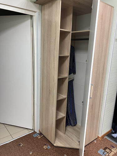 Шкаф Сенди ШК-01 дуб сонома фото покупателя 1