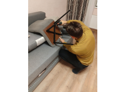 Пластиковый стул Eames PC-015 серо-голубой / дерево фото покупателя 34