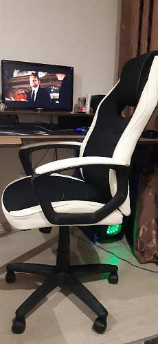 Компьютерное кресло Gamer черное / бежевое фото покупателя 27