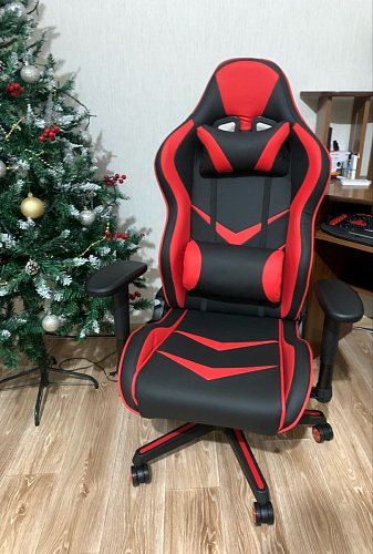 Компьютерное кресло Racer черное / оранжевое фото покупателя 9