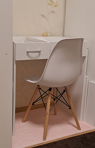 Стул Сindy Eames/Синди Имс мод. 001 yellow / natural фото покупателя 39