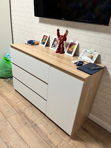 Комод Т-3р белый фото покупателя 8