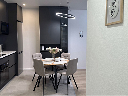 Стул на металлокаркасе Чилли К светло-серый велюр / черный каркас фото покупателя 521