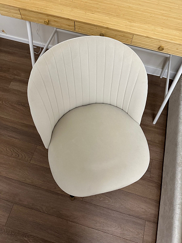 Стул на металлокаркасе Gabi latte / gold / black фото покупателя 256