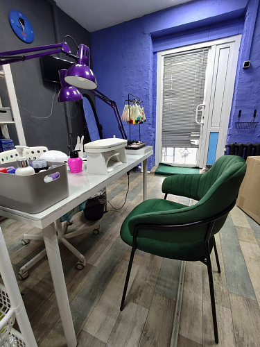 Стул на металлокаркасе Инклес дымчатый / черный глянец фото покупателя 8