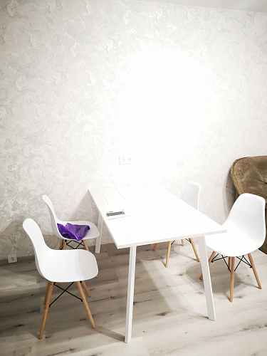 Стол Тринити Лофт 120 32 мм дуб галифакс табако / черный матовый фото покупателя 615