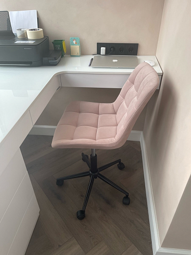 Компьютерное кресло Честер голубой (velutto 47 ) / черный фото покупателя 64