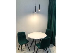 Стул на металлокаркасе Чилли горчичный / белый фото покупателя 87