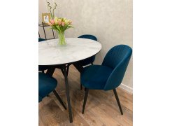 Стул на металлокаркасе Gabi green / black фото покупателя 310