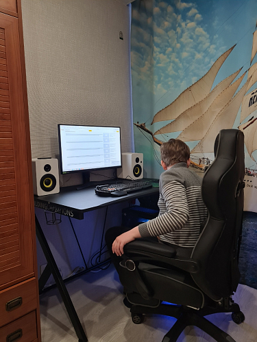 Компьютерное кресло Stimul черное / серое фото покупателя 6