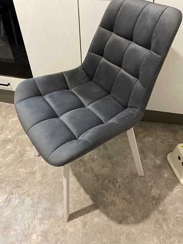 Стул на металлокаркасе Челси К бирюзовый / черный фото покупателя 111