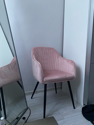 Стул на металлокаркасе Slam dark beige фото покупателя 35