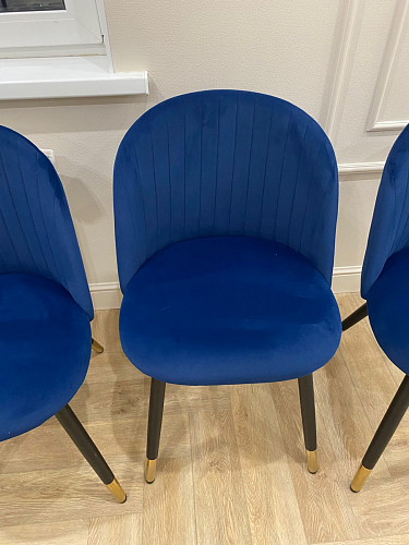 Стул на металлокаркасе Gabi dark beige / black / silver фото покупателя 583