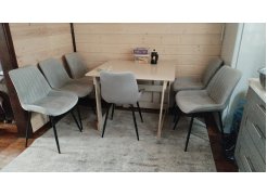 Стул на металлокаркасе Вейв темно-серый / черный фото покупателя 286