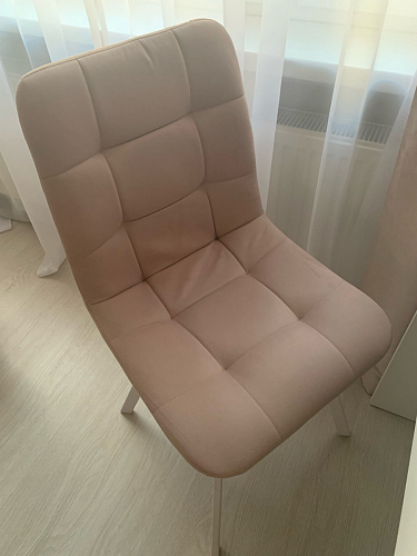 Стул на металлокаркасе Чилли К черный / зеленый фото покупателя 597