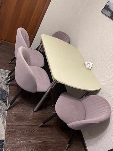 Стул на металлокаркасе Gabi gray / black фото покупателя 981