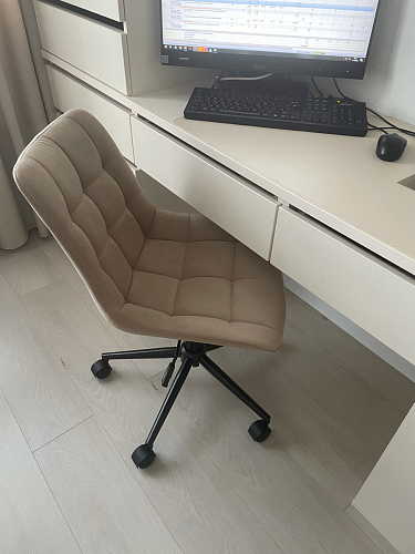 Компьютерное кресло Честер синий (velutto 46 ) / белый фото покупателя 67