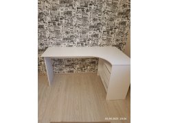 Письменный стол СПм-25 левый белый  - Уцененный экземпляр фото покупателя 25