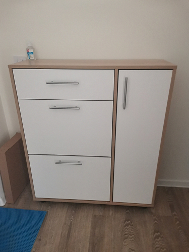 Обувница ТП-4 дуб сонома / белый  - Уцененный экземпляр фото покупателя 12