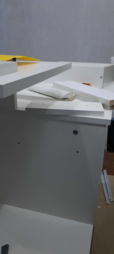 Компьютерный стол Джаз-24 левый дуб молочный фото покупателя 73