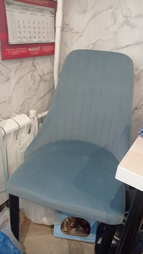 Стул на металлокаркасе Kora black / gray фото покупателя 35