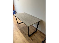 Стол Лота Лофт 140 25 мм юта / белый матовый фото покупателя 211