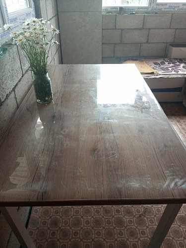 Деревянный стол Лота Лофт 140х80 дуб крафт табачный / черный матовый фото покупателя 577