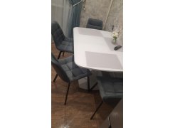 Стул на металлокаркасе Челси серый 02 / черный фото покупателя 220