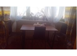 Стол Лота Лофт 140 25 мм юта / белый матовый фото покупателя 985