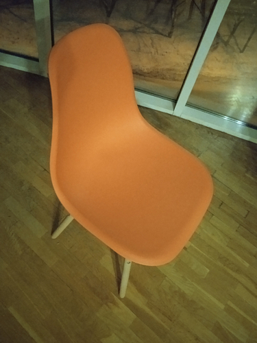 Пластиковый стул Eames PC-015 серо-голубой / дерево фото покупателя 93