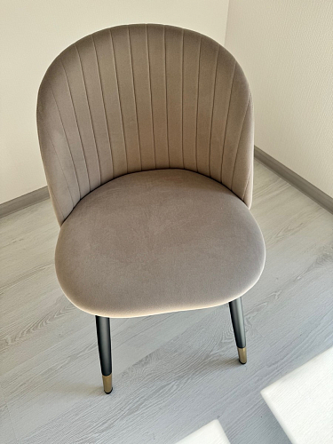 Стул на металлокаркасе Gabi 1 light purple / black фото покупателя 654