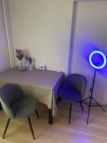 Стул на металлокаркасе Gabi-1 wine red / black фото покупателя 360