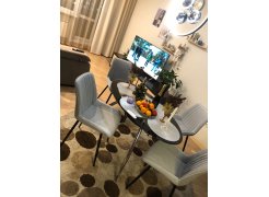 Стул на металлокаркасе Вейв темно-серый / черный фото покупателя 223